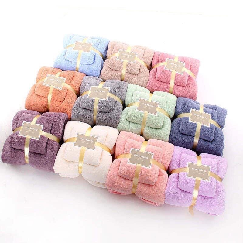 Set bộ 3 khăn mềm mịn