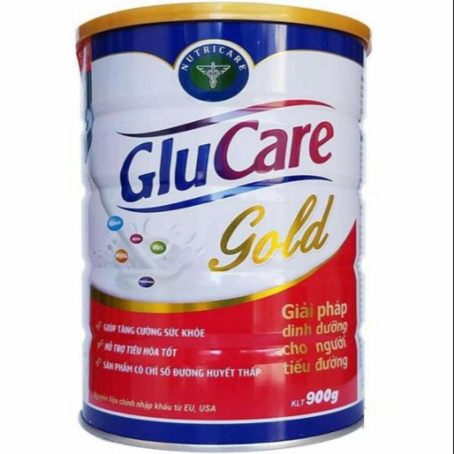 [Mã GROSALE55 giảm 8% đơn 500K] Sữa bột Glucare Gold 900g (Date mới) dinh dưỡng cho người tiểu đường