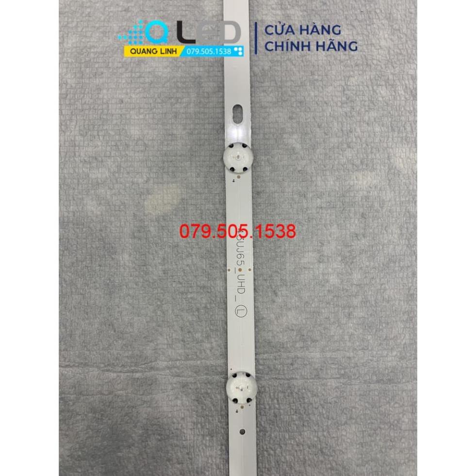 Thanh LED Tivi LG LG 43UJ632 / 43UJ633T / 43UJ6300 / 43UJ6320 / 43UJ603V - 1 bộ 3 thanh giống nhau - LED MỚI 100% nhà má