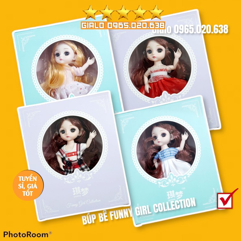 Búp bê Funny Girl Collection-Đồ chơi bé gái dễ thương-xinh xắn-nhiều mẫu hình đẹp-đáng yêu-siêu hot