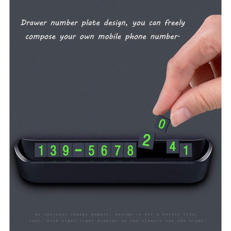 ⚡ Freeship ⚡Thẻ ghi số điện thoại khi đỗ xe trên ô tô | BigBuy360 - bigbuy360.vn