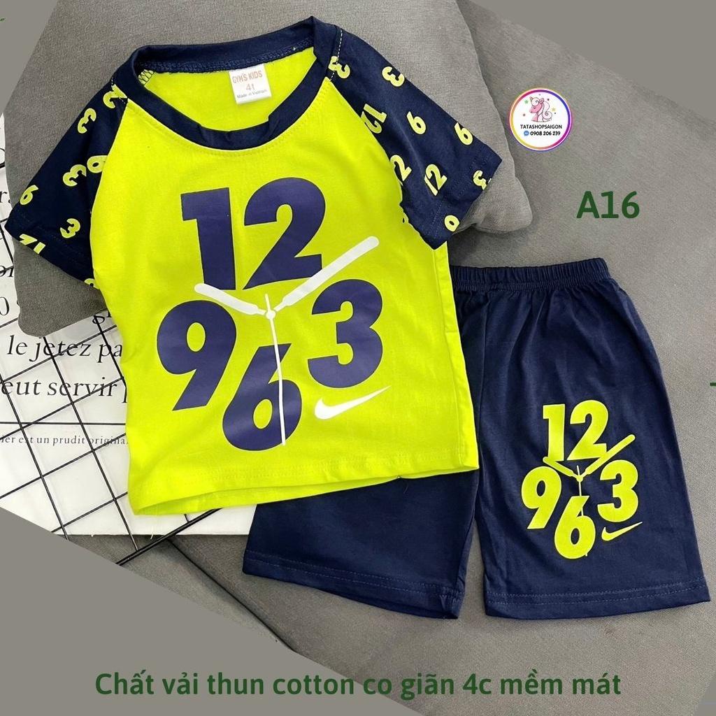 20 ĐẾN 38KG - Bộ đùi bé trai size đại phong cách thể thao chất cotton mát hút mồ hôi T275