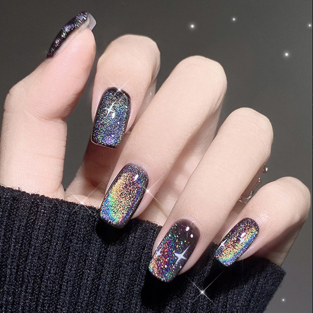 [Hàng mới về] Sơn móng tay gel uv mắt mèo nhiều màu sắc lấp lánh thời trang cho nữ 15ml