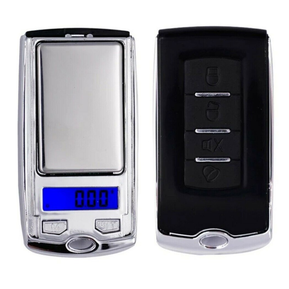 Mini LCD Electronic Digital Pocket Scale Jewelry  Weight Scales Car Key Style Gram Balance Weight Scales Unique Design