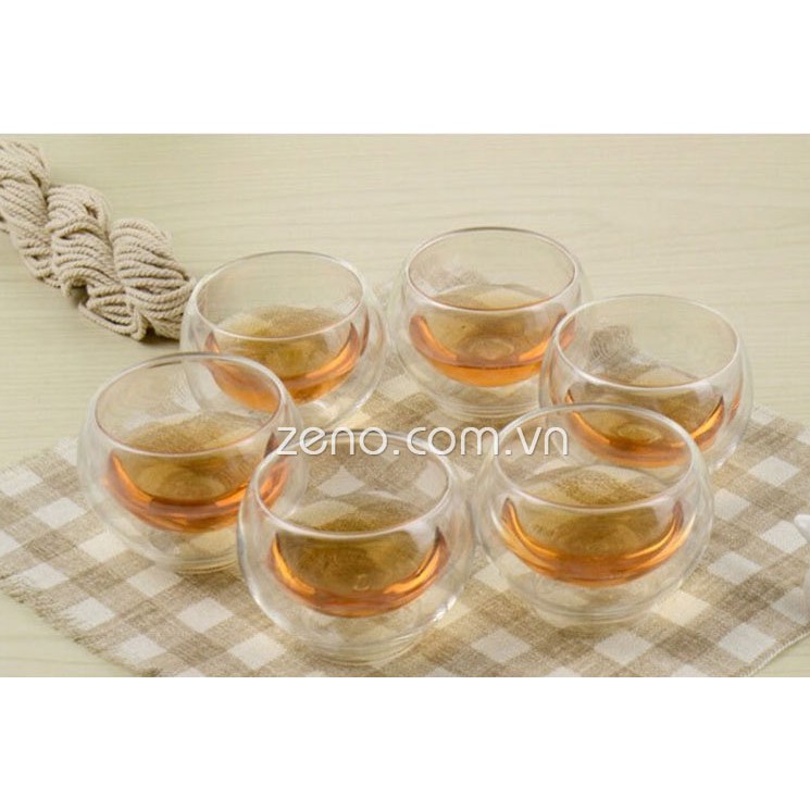 Bộ ấm chén pha trà thủy tinh Zeno SET03