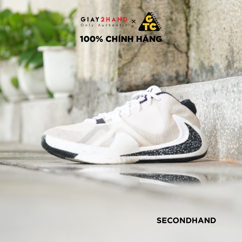 [2hand] Giày Thể Thao NIKE ZOOM FREAK 1 &quot; OREO &quot; BQ5423-101 GIÀY CŨ CHÍNH HÃNG