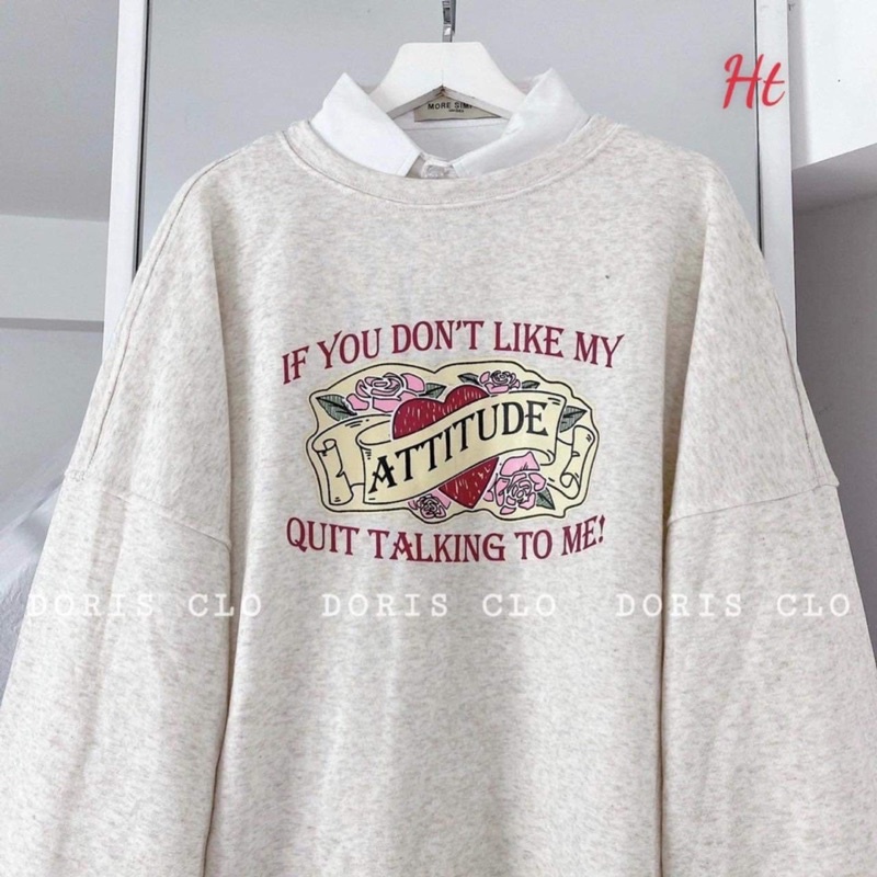 Áo nỉ cổ tròn if you H2