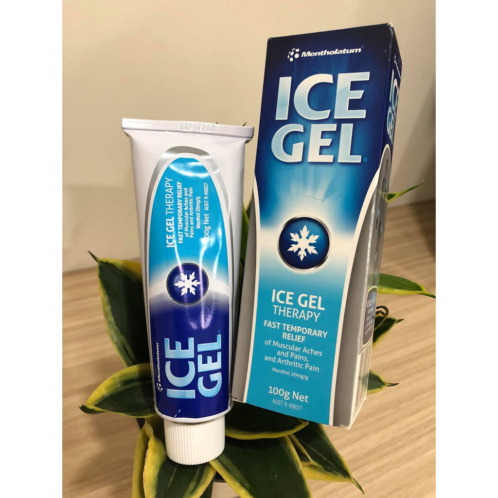 Gel lạnh xoa bóp Mentholatum Ice Gel Therapy  100g - ÚC