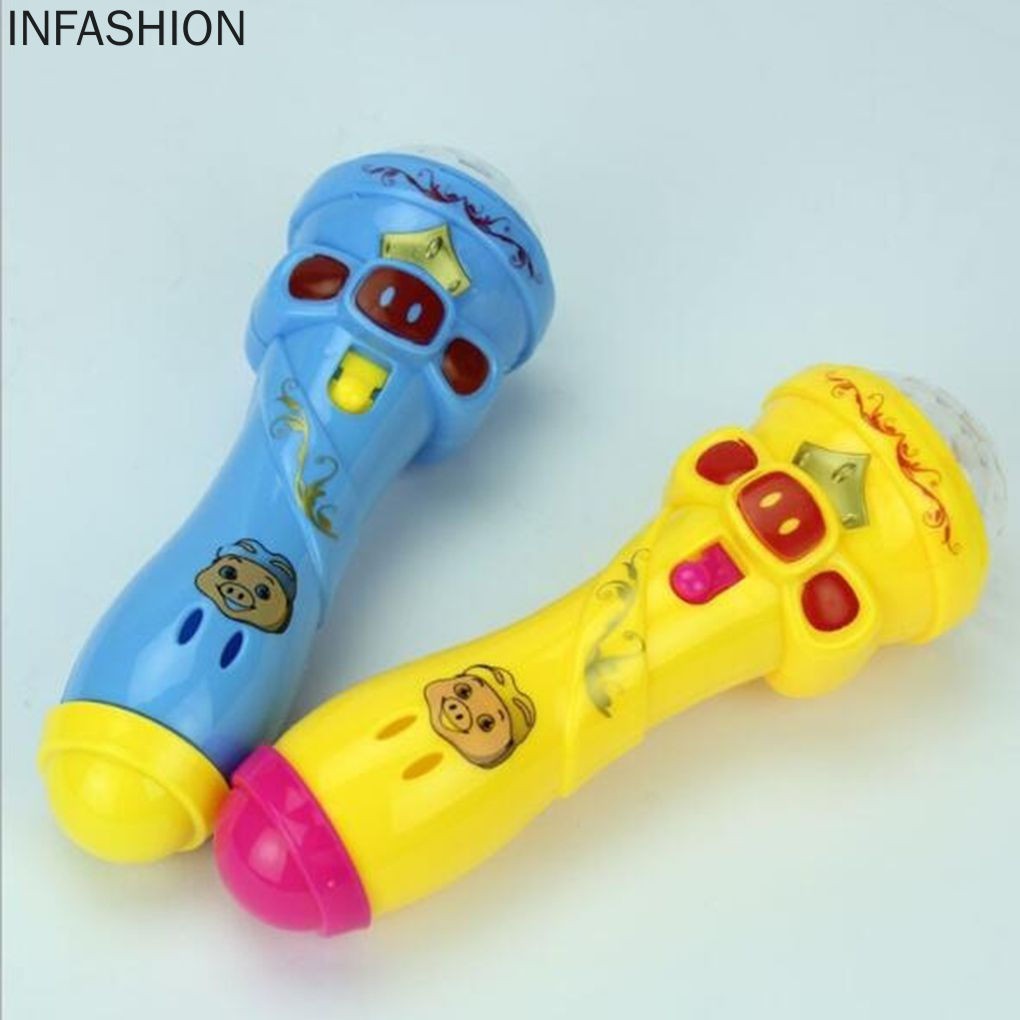 Micro đồ chơi có đèn led đáng yêu cho bé sử dụng pin