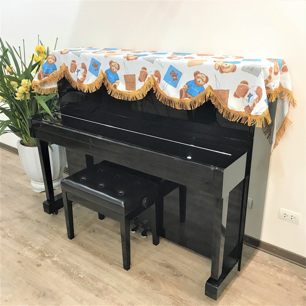 KHĂN PHỦ ĐÀN PIANO (LOẠI PHỦ TRÙM QUA NẮP PHÍM)