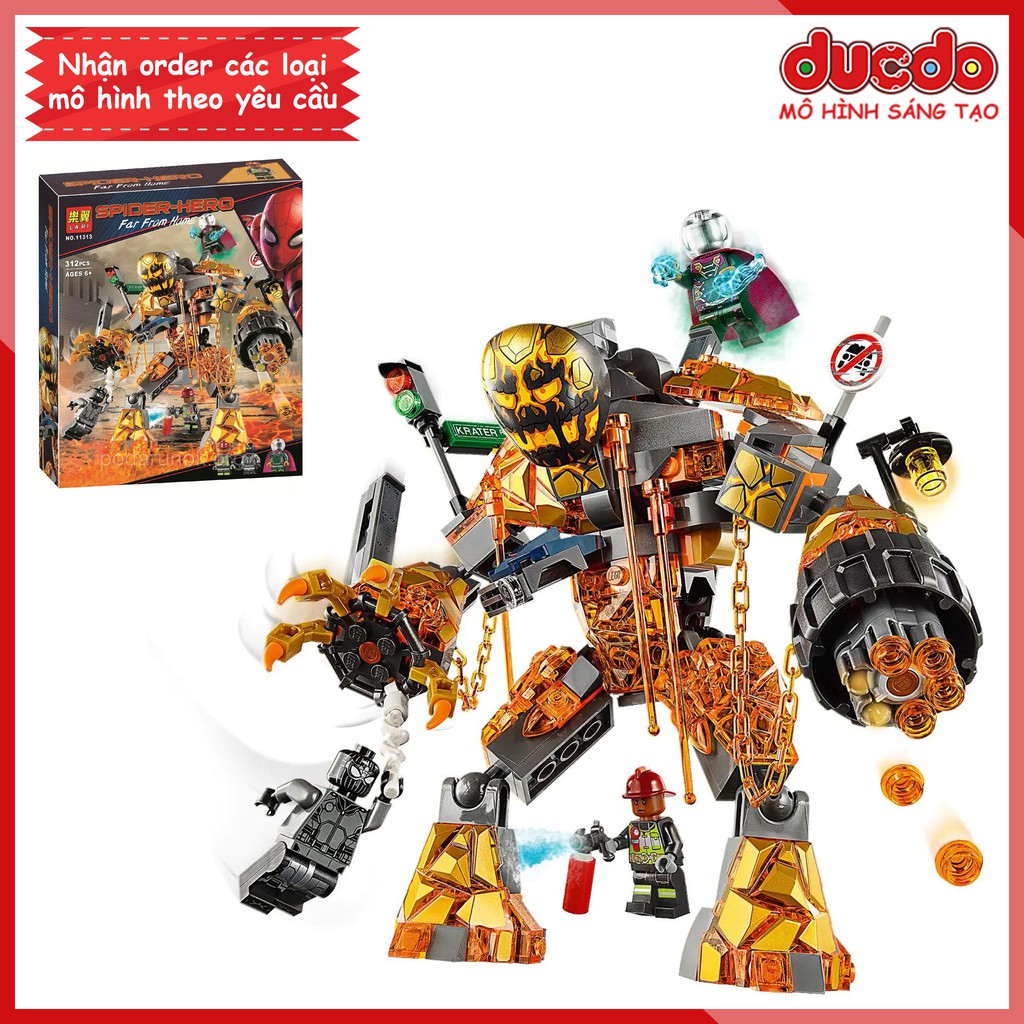 LEGO Marvel 76128 Đối Đầu Molten Man