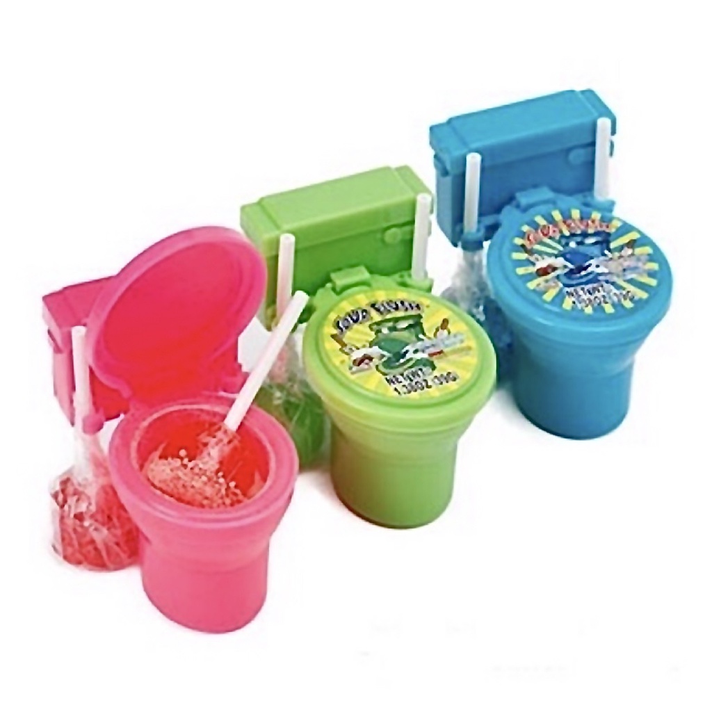 Combo 3 kẹo đồ chơi trẻ em hình bồn cầu Sour Flush của Mỹ
