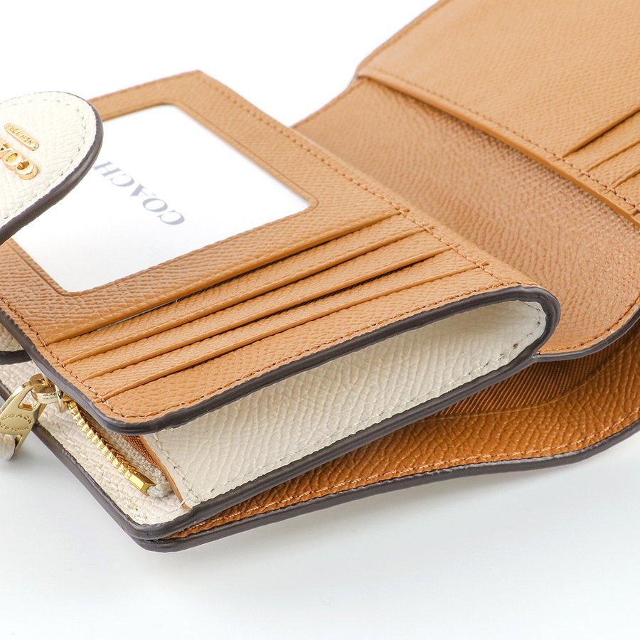 Túi xách / Bóp / Ví hàng hiệu COACH - Medium Corner Zip Wallet 6390