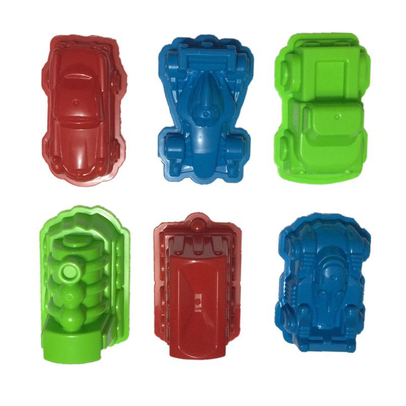 Bộ 6 Khuôn Đồ Chơi Xe Xúc Cát Cho Bé