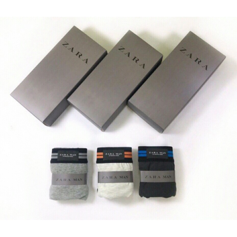 - Combo 3 cái Quần sịp nam ZARA - Kèm hộp đẹp