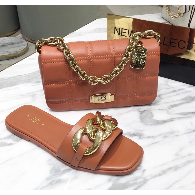 Túi lyn đeo chéo ô trám