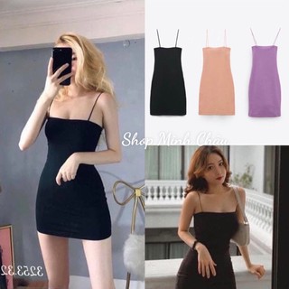 Váy 2 dây ôm Zarraa tuồn sịn, 3 mầu