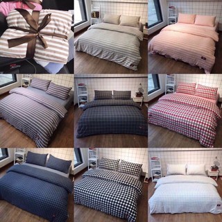 Sét chăn ga gối đũi muji sang trọng