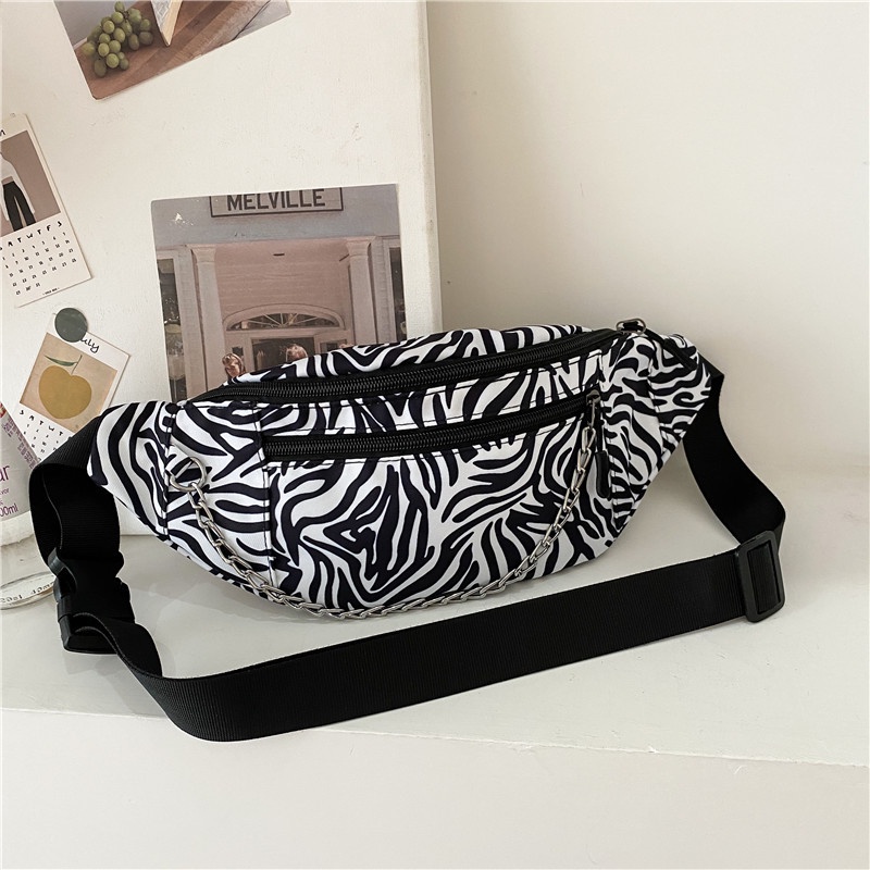 Túi Đeo Chéo Họa Tiết Bò Sữa Phong Cách Thể Thao Mới