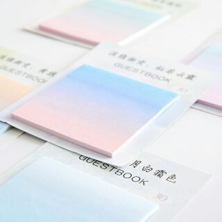 Note gradient trang trí sổ planner bìa còng và bullet journal