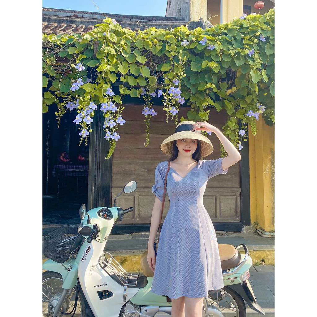 Váy cổ tim tay lỡ Zym's House - LT155 | BigBuy360 - bigbuy360.vn