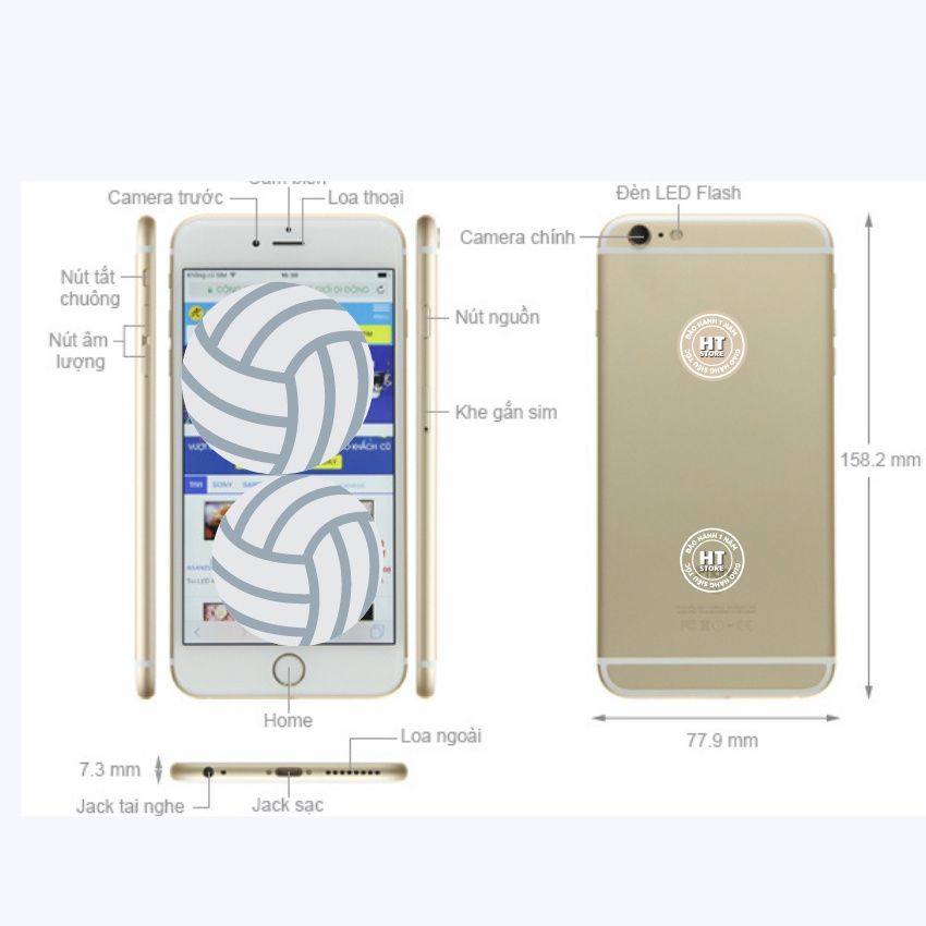 Điện Thoại ip 6s Plus Quốc Tế và Lock đẹp zin | BigBuy360 - bigbuy360.vn