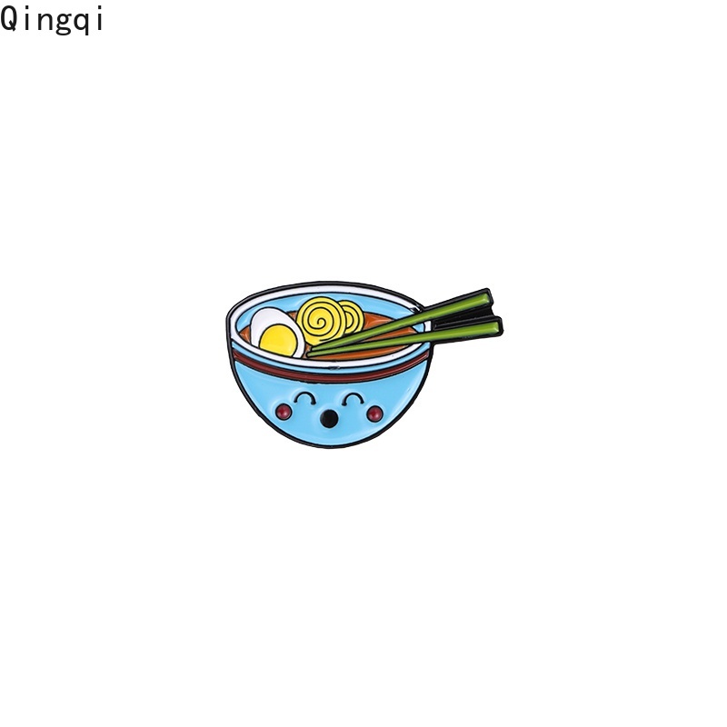 Ghim cài áo Miss Zoe hình tô mì ramen hoạt hình mini dễ thương