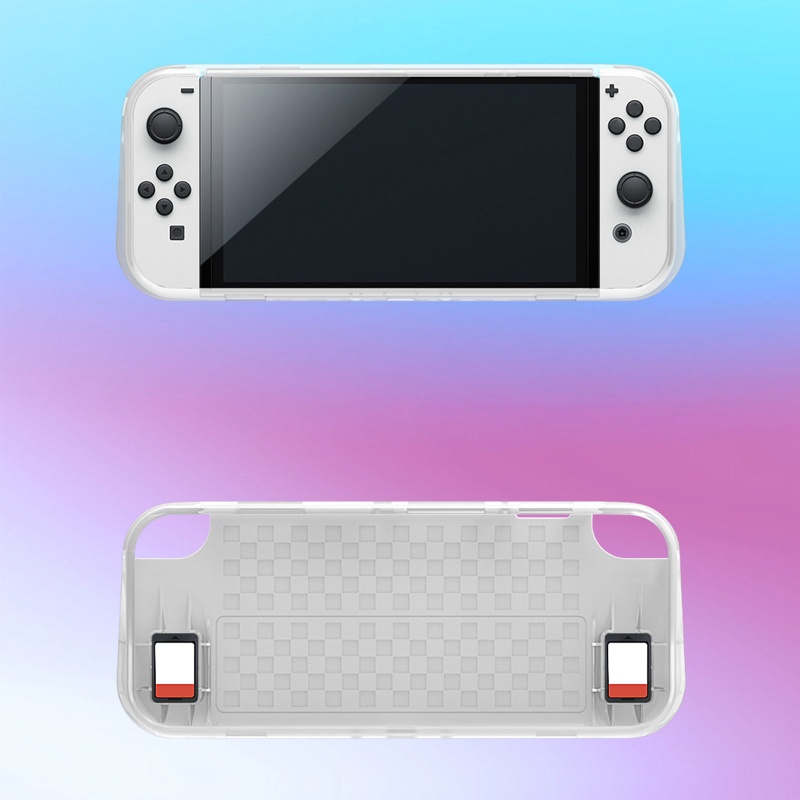 Ốp TPU Trong Suốt Chống Trầy Xước Cho Máy Chơi Game Switch OLED