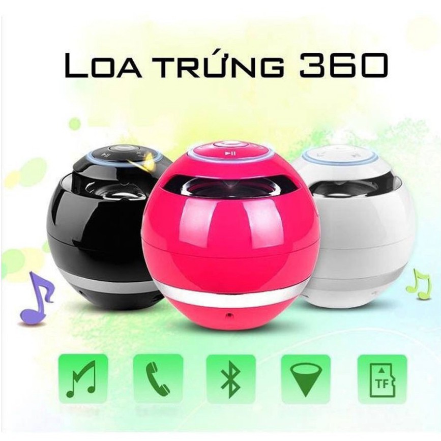 [ ƯU đãi 50%] Loa Trứng Bluetooth A18 Âm Thanh Sống Động Đèn Led Độc Đáo Có Hỗ Trợ Khe Cắm Thẻ Nhớ on - Khuyến mãi sốc