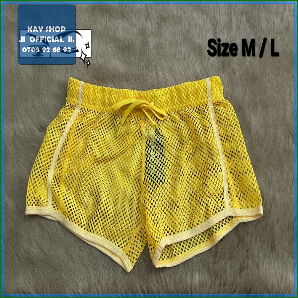 Quần short lưới sexy nam giới - Quần đùi nam gợi cảm