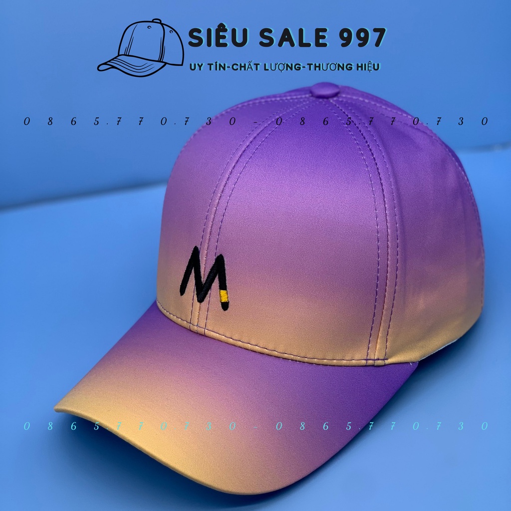 NÓN KẾT HUỲNH QUANG LOANG MÀU THÊU M PHONG CÁCH, MŨ KẾT SIÊU ĐẸP HÀNG UNISEX