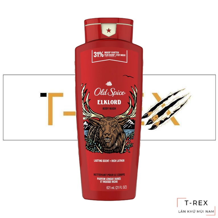 Sữa Tắm Old Spice Elklord 621ML