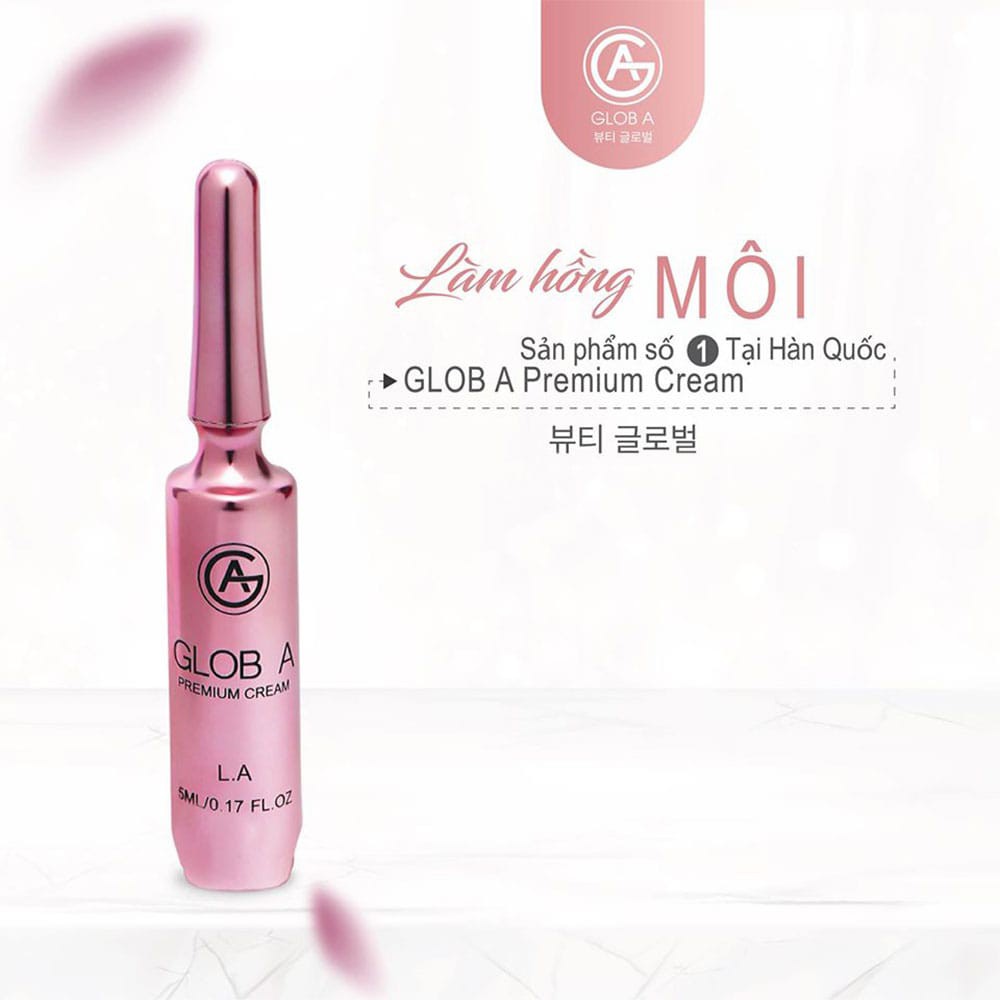 Kem làm hồng Glob A Premium Cream nhũ hoa NA, vùng kín bikini WA hồng môi LA , sáng nách bẹn khử thâm BA 5ml Hàn Quốc | BigBuy360 - bigbuy360.vn