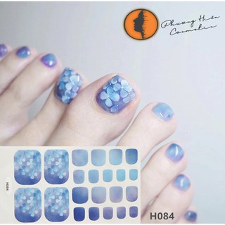 Sticker dán móng chân set 22 miếng