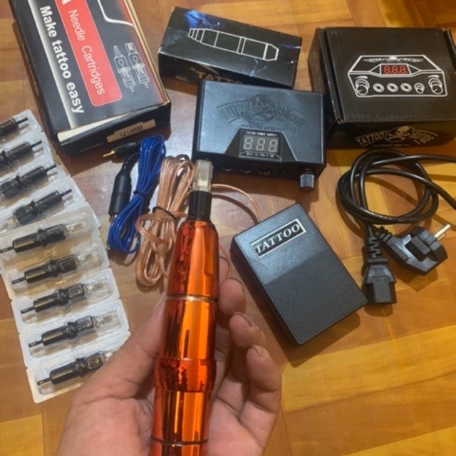 Combo bộ máy pen phun xăm thẩm mỹ xăm nghệ thuật