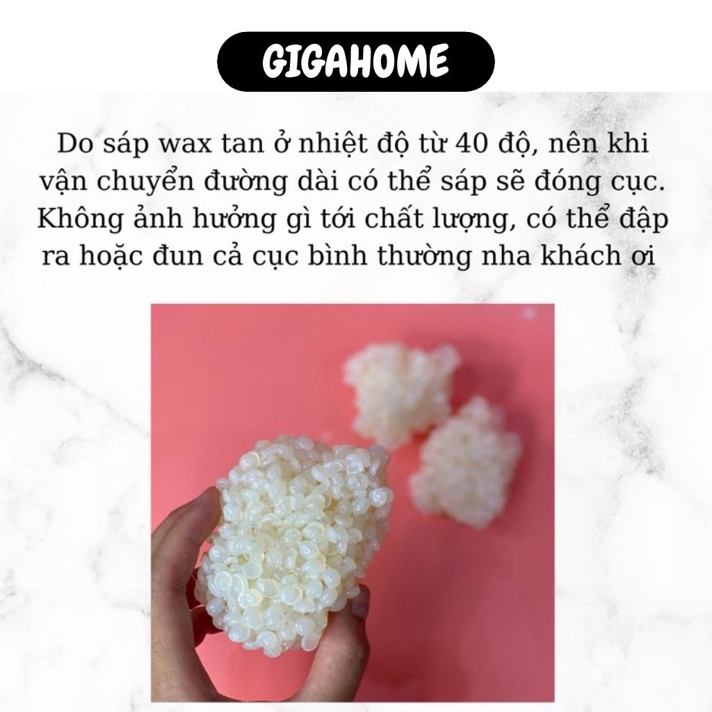 Sáp Wax Lông Trong Suốt GIGAHOME Thơm Hoa Nhài Siêu Bám Lông 100gram 1010
