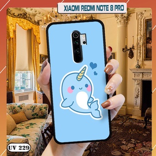 Ốp lưng nhám in hình 3D Xiaomi Redmi Note 8 Pro