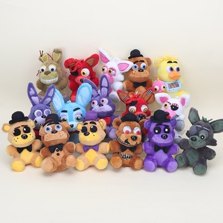 15cm Năm Đêm Tại Freddy 's 4 FNAF Foxy Chica Bonnie Vàng Freddy Ác Mộng Fredbear Gấu Móc Khóa Mặt Dây Chuyền Sang Trọng Đồ Chơi
