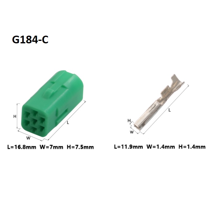 G184-Giắc cắm hành trình tốc độ cố định Ford Focus 7 lỗ