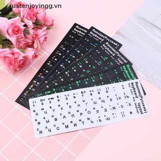 //3C ACCESSORIES // Russian standard keyboard layout sticker letters on replacement .