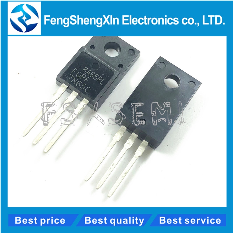 Set 10 Linh Kiện Fqp7N65C Fqp7N65C To-220F Fqpf7N65 7n65 650v N-Channel Mosfet