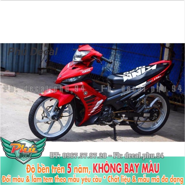 Tem rời Excier 135 ĐỎ đen -1