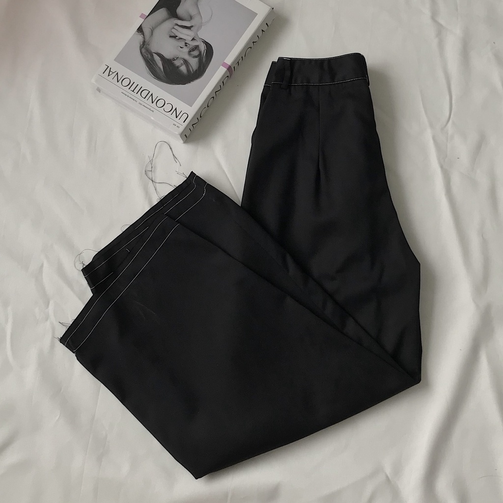 Quần Dài Nữ Ống Rộng JEM CLOSET Chất Kaki Tây Thiết Kế Style Công Sở Phối Đồ Xinh MILEN 2941