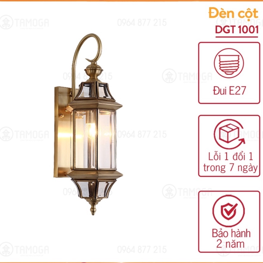 Đèn gắn tường, đèn tường cao cấp bằng ĐỒNG TAMOGA DGT 1001
