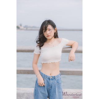 Áo Croptop trễ vai - Shoulder Top