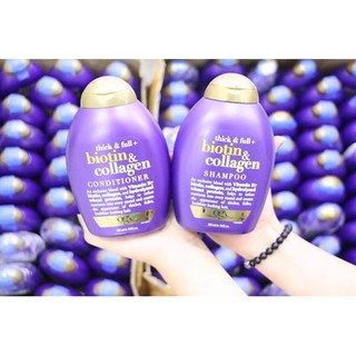 Bộ Dầu Gội Và Xả OGX Thick & Full Biotin & Collagen