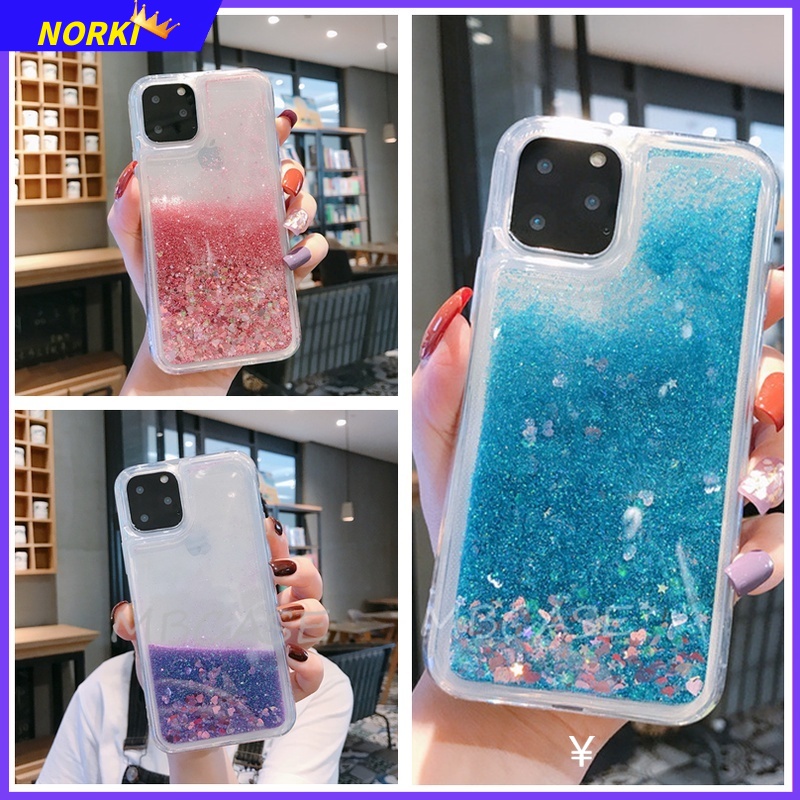 Ốp Điện Thoại Mềm Trong Suốt Có Kim Tuyến Cho Samsung Galaxy Note 20 20Ultra Note 10 10Plus 10Lite Note 9 8 M51 M32 M30S M21