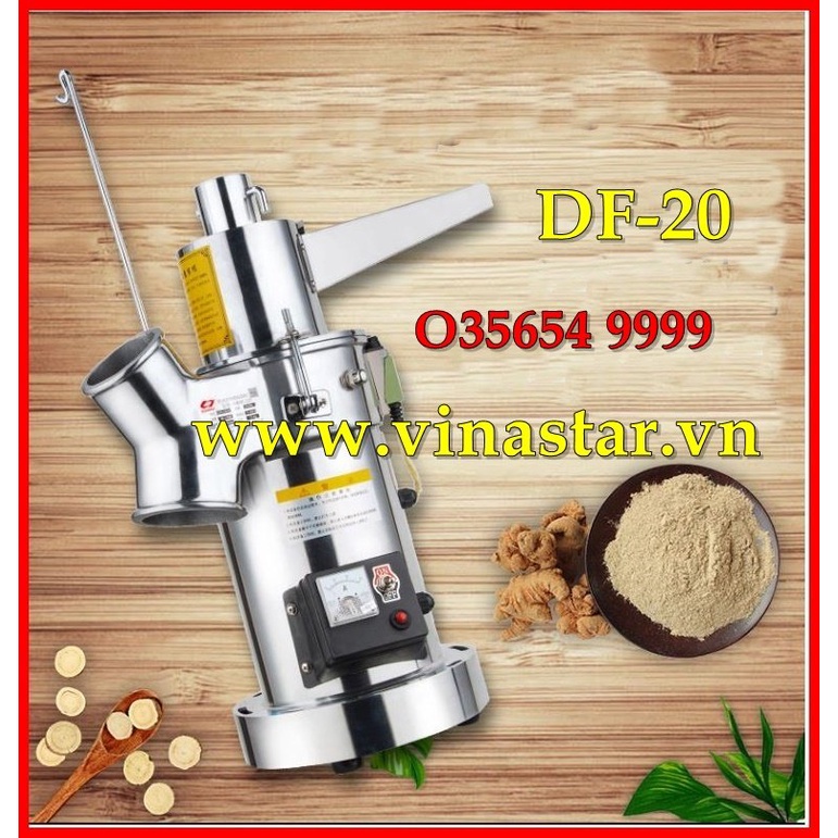 Máy nghiền dược liệu 6 Búa , máy xay thảo dược, thuốc bắc DF-20