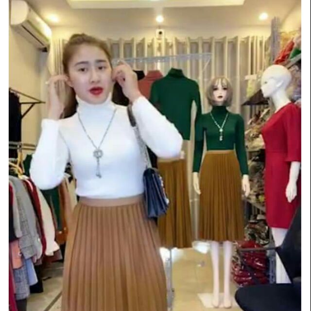Áo len  cổ  3p
