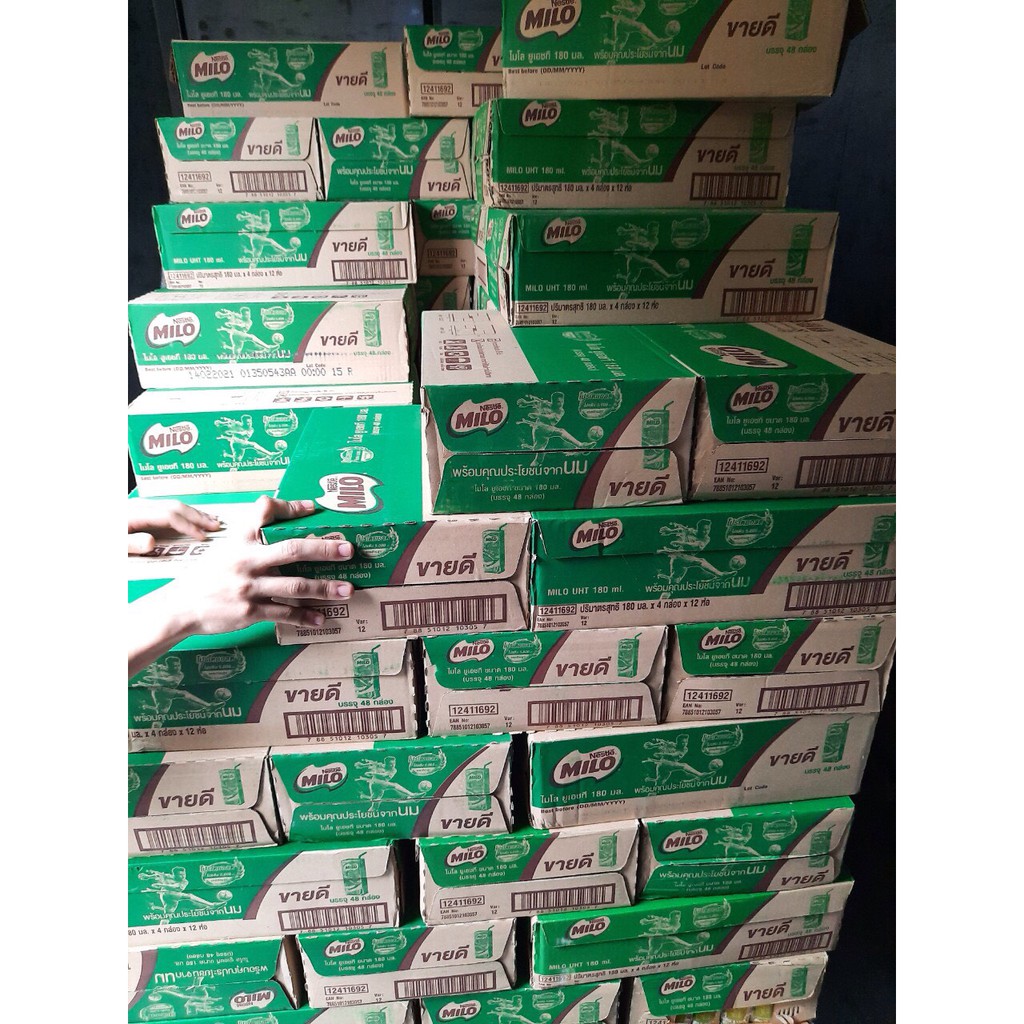 MILO Thái Lan170ml thùng 48 hộp date 4.2024